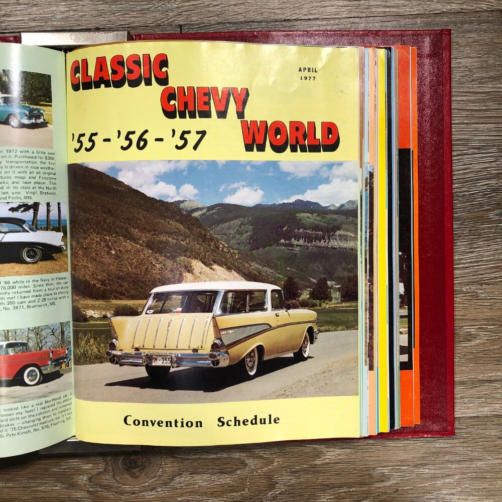 Classic Chevy World '55 '56 '57 Magazines Club Binder 21 Issues 1975-1979 - Picture 12 of 16